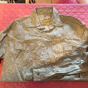 Pearl snap button down shirt